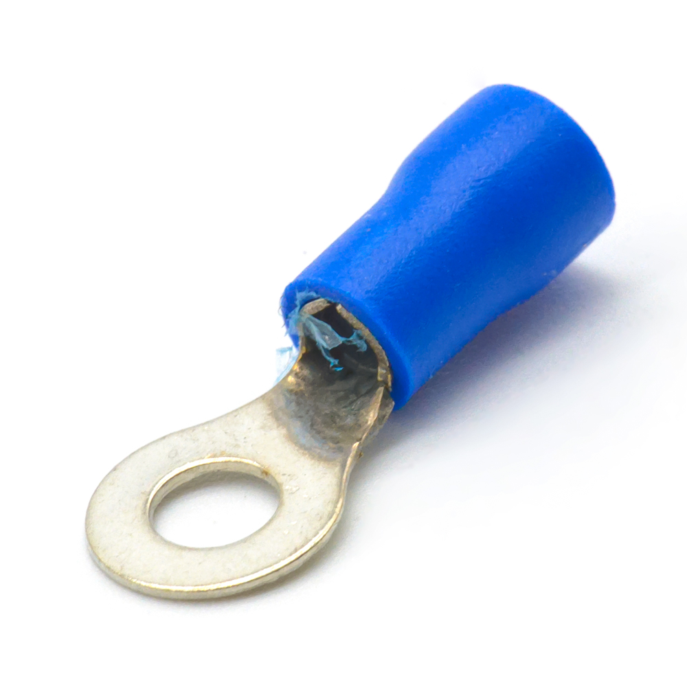 RVL2-4 (НКИ 2.5-4) 4мм 1.5-2.5 mm² blue Клемма кольцевая, изолированная, фото