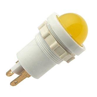 СКЛ-12Б-2 12VDC Ø22mm Лампа индикаторная светодиодная желтая пластмасса, 201*г, фото