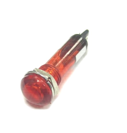 N-806-Y 220VAC 6mm Лампа неоновая красная , RUICHI, фото