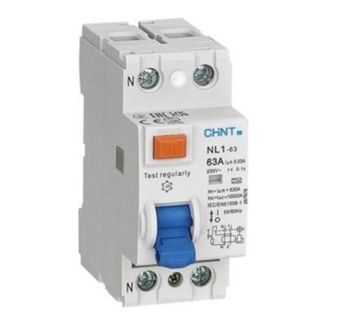 NL1-63 2P 40A 300mA 6kA тип AC CHINT, фото