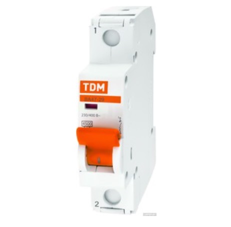 ВА47-29 1Р 6А 4,5кА х-ка С TDM Electric, фото