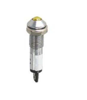 XD8-2-,-12VDC, Светодиод с держателем красный 8мм 12VDC, Daier, фото