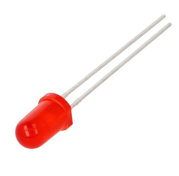 L-7104ID-5V Светодиод красный 60° d=3мм 20мКд 625нМ 5VDC, фото