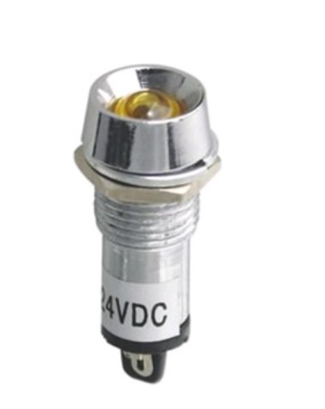 N-XD12-1-G, Лампа неоновая с держателем зеленая 220VAC, фото