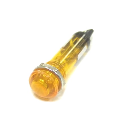 N-806-Y 220VAC 6mm Лампа неоновая желтая , RUICHI, фото