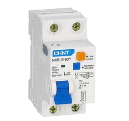 NXBLE-63Y 1P+N 25A 4,5kA 30mA тип AC х-ка C CHINT, фото