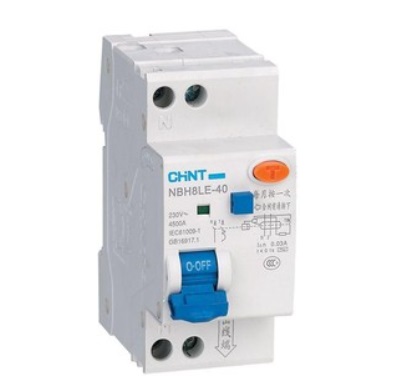 NBH8LE-40 1P+N 16A 30mA 4,5kA х-ка C CHINT, фото