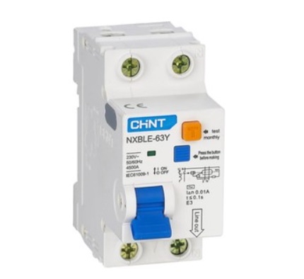 NXBLE-63Y 1P+N 20А 4,5kA 30mA тип AC х-ка C CHINT, фото