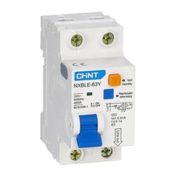 NXBLE-63Y 1п+N C 40А 30мА электрон. тип AC 4.5кА  CHINT, фото