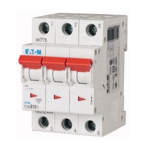 242470 PLSM-C10/3-MW, xPole MCB, 3P Poles, 10A Curve C, 48V DC, 10 kA Breaking Capacity, MCB, фото