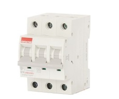 CPB1016D3, MCB, 3P, 16A Curve D, 415V AC, 10 kA Breaking Capacity, фото
