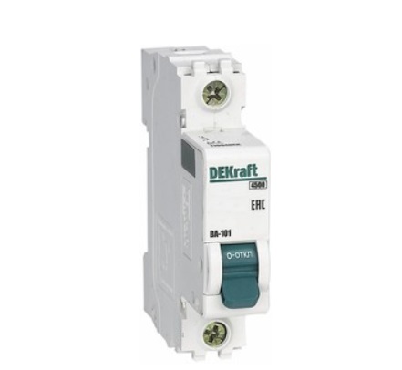 Systeme electric 11049DEK Авт. выкл. 1Р 1А х-ка C ВА-101 4,5кА DEKraft, фото