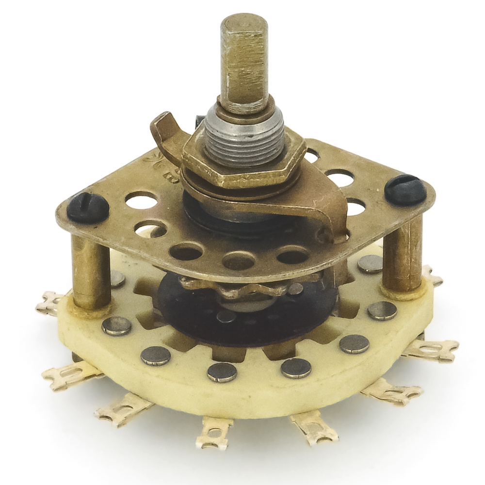 ПГК-7П1Н-А 7 положений 1 направление 3A(Ампер) 350V(Вольт) вал ВС-3 ...