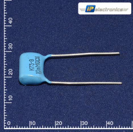 К73-9 0,01mkF(мкФ) 630V(Вольт) ±20% Конденсатор пленочный ...