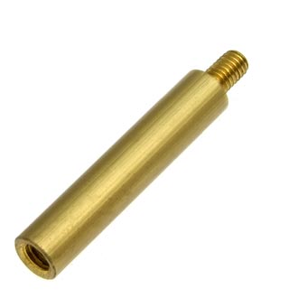 PCSN-25 Стойка для печатной платы круглая, латунь, внутр. резьба М3х0,5, наружная резьба М3х0,5, длина L 25+5mm, 1 отв. под винт/1 винт, Ruichi, фото