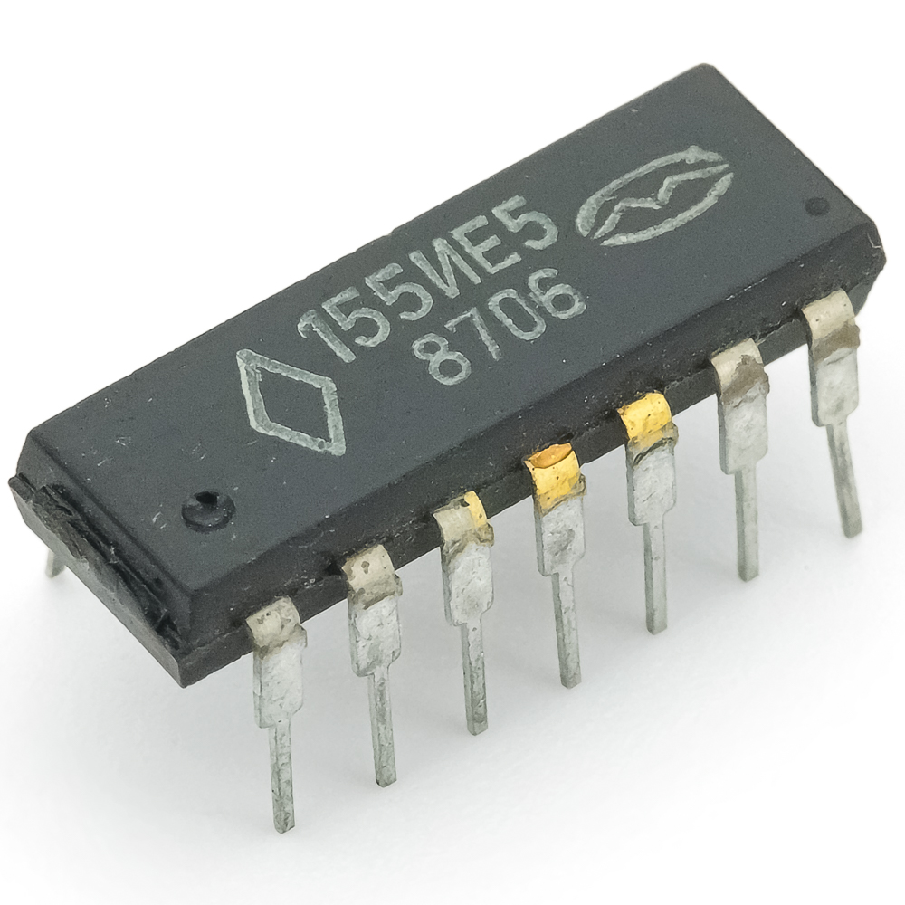 155ИЕ5 DIP14 Микросхема купить в интернет-магазине «Ай-Пи Электрон» с ...