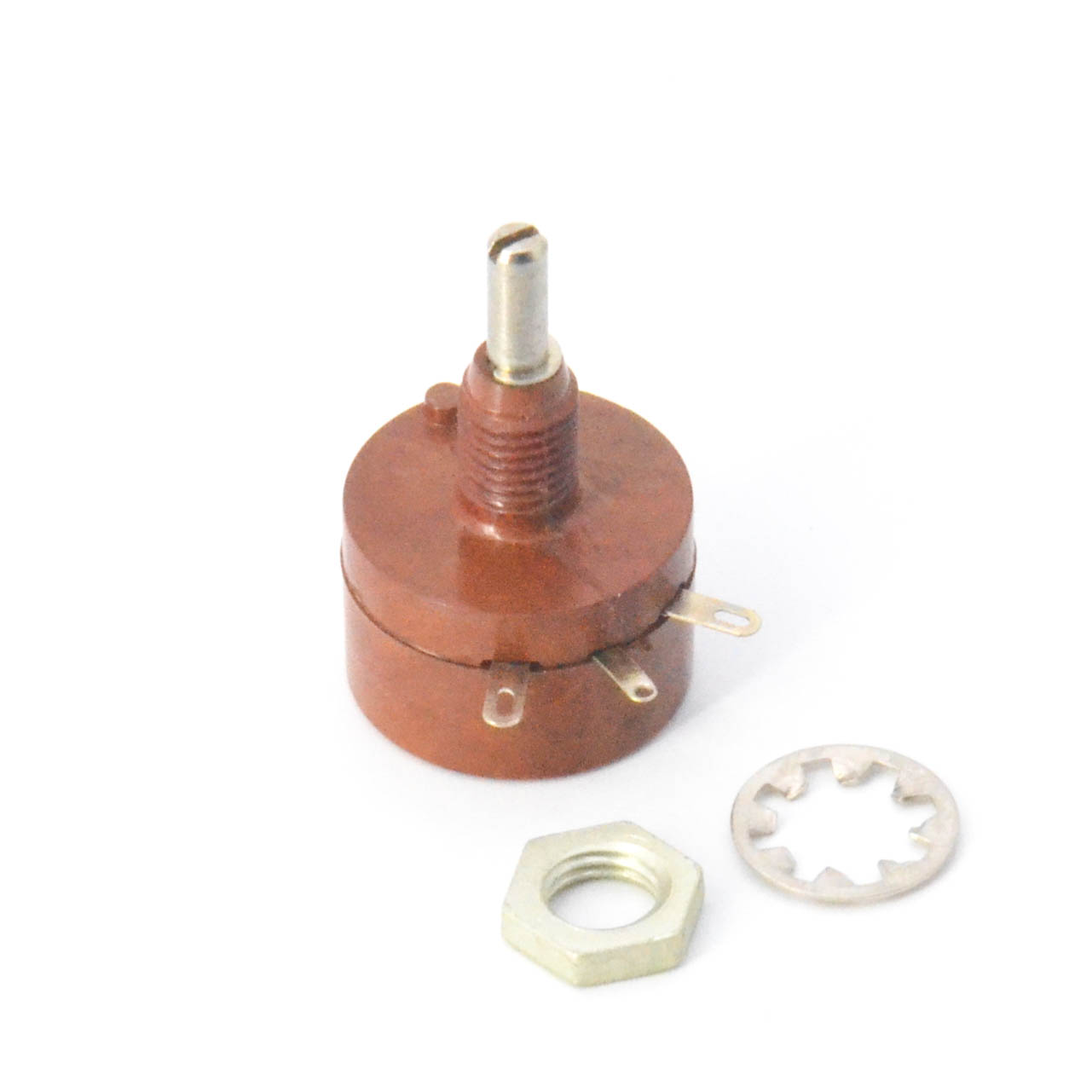 ПП3-40 3W(Ватт) 220Ω(Ом)-А±10%, ВС2(под шлиц) Резистор переменный (потенциометр), фото