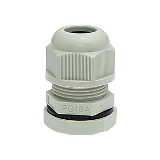 PGA16-10G 6-11 mm Кабельный ввод(гермоввод), сальник серый, фото