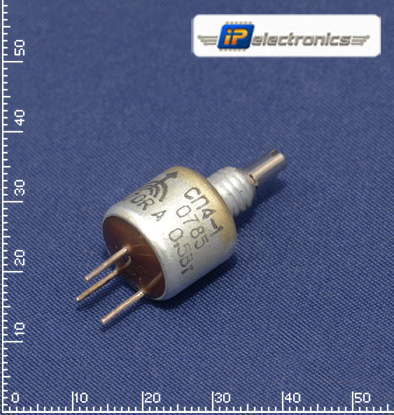 СП4-1а 0,5W(Ватт) 470Ω(Ом)±20%-А, ВС2-12 сплошной с шлицем Резистор переменный (потенциометр), фото