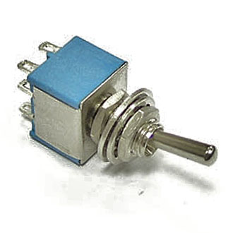 STM-202(PST-22A) on-on, 3А(Ампер) 250V(Вольт) Микротумблер двухполюсный, пайка, RUICHI., фото
