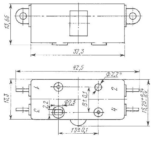 Д703 (WK3-1) Микропереключатель, "1" (арт. OP-1878) купить в интернет ...