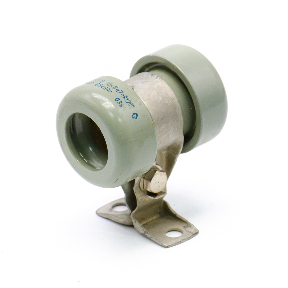 К15У-2в 10кВ 47пф П60 25кВАр Конденсатор, фото