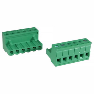 2EDGK-5.0-06P-14-00A(H) 15A(Ампер) 300V(Вольт) 6 контактов, шаг 5mm, 1 ряд контактов Клеммник разъемный винтовой, DEGSON, фото