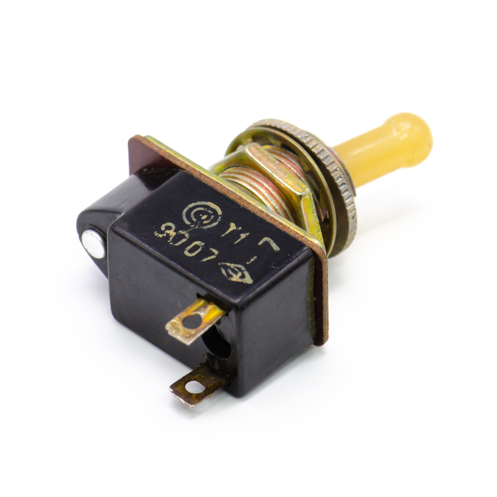 Т1 on-off, 6A(Ампер) 250V(Вольт) Тумблер однополюсный, пайка, ВР0.360.007 ТУ,, фото