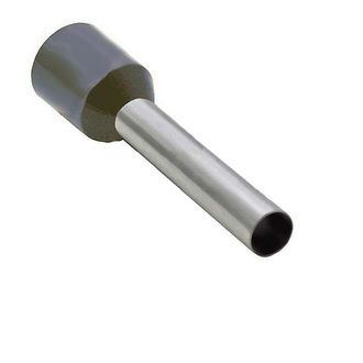 НШВИ 4.0-12 (DN04012) 12mm, 4,0mm² Наконечник штыревой втулочный изолированный, черный, фото