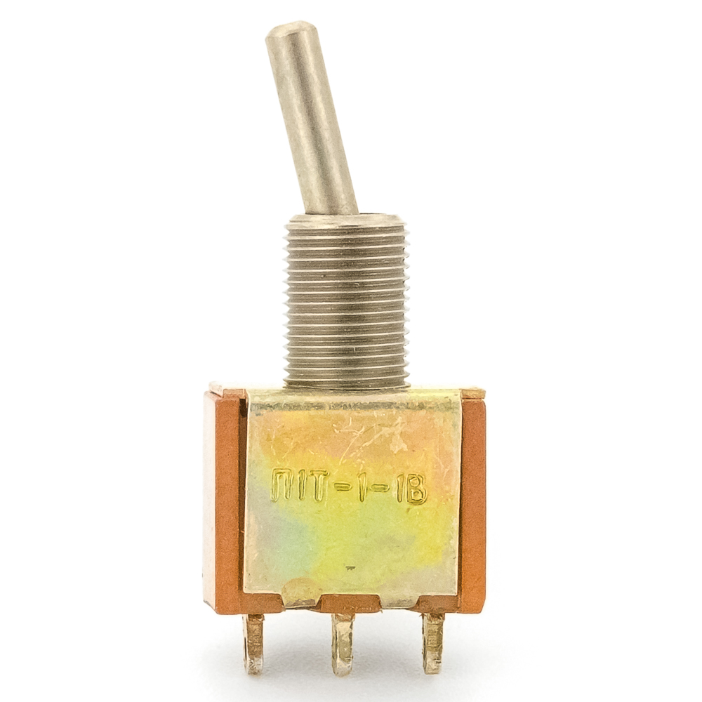 П1Т-1-1В on-on, 5А 220В Микротумблер однополюсный, 2002г (арт. TN-6740 ...