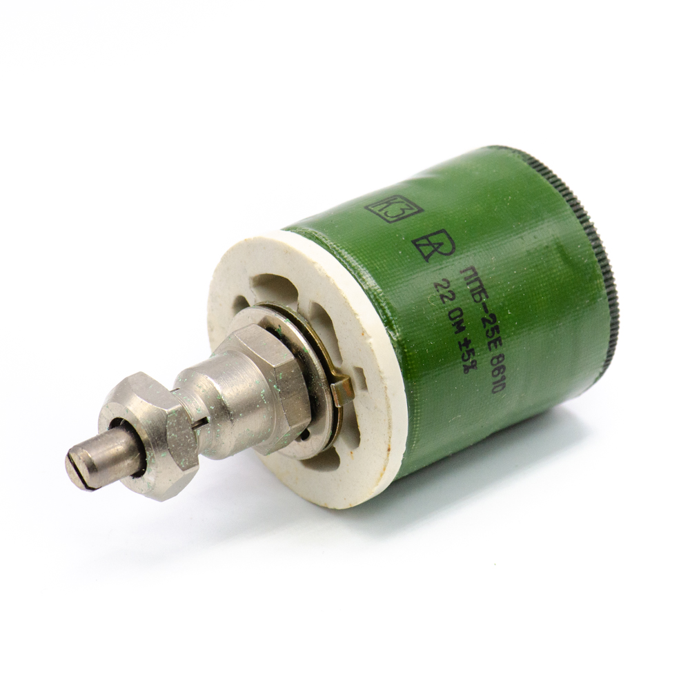 ППБ-25Е 25W(Ватт) 22Ω(Ом)-А±5%, Е-ВС2(под шлиц) Резистор переменный (потенциометр)., фото