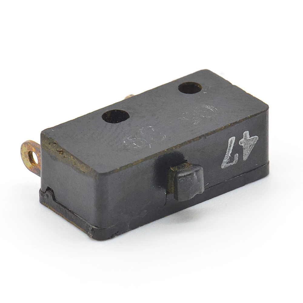 МП-1(МР-1) под пайку кнопка 0,2A(Ампер) 30VDC(Вольт) 250VAC(Вольт) Микропереключатель., фото