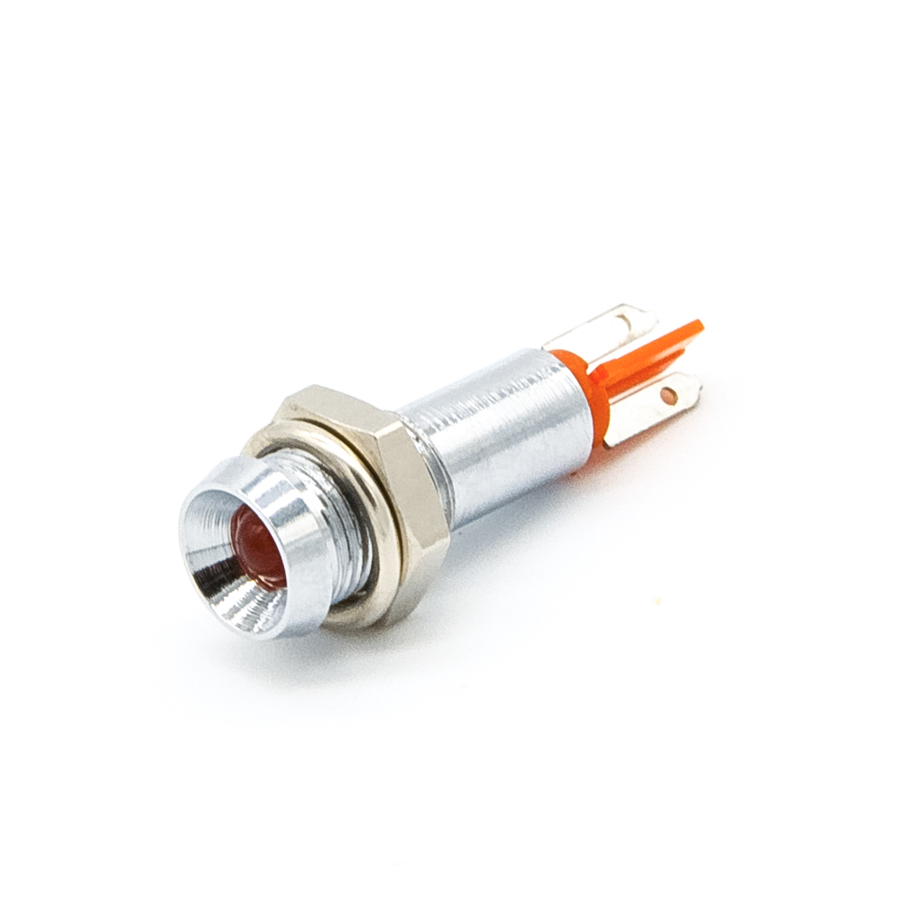 КИПД 125-1 МАК12 12VDC Ø6 mm Лампа светодиодная красная металл. (арт ...