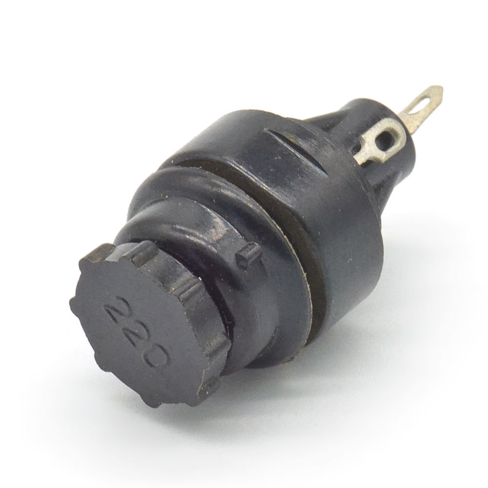 ДП-1ЦМ  Держатель вставки плавкой (предохранителя) 5,2х20mm, на панель, фото