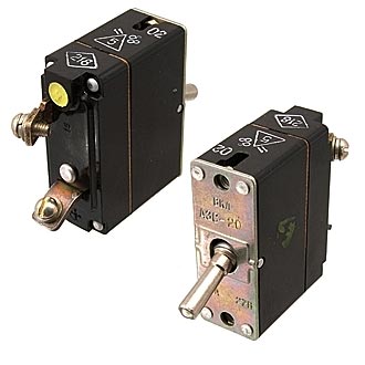 АЗС-20 20A(Ампер) 27V(Вольт) Автоматический выключатель., фото