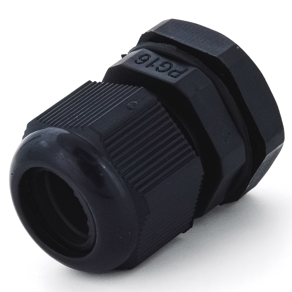 PG16 10-14 mm Кабельный ввод(гермоввод), сальник черный., фото