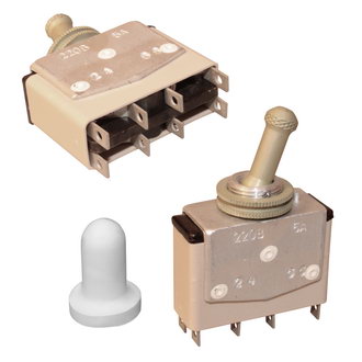 ТВ1-4 off-on, 5A(Ампер) 220V(Вольт) Тумблер четырехполюсный с протектором, пайка, УС0.360.075ТУ, фото