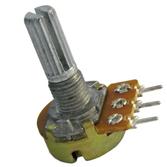 16K1-KC 0,125W(Ватт) 1MΩ(МОм)±20%-B, KC-20 Резистор переменный (потенциометр), фото