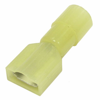 FDFNY5.5-250 (РПИ-М(н) 6-6,3) 6,3mm, 4-6 mm²,yellow Клемма ножевая, изолированная (гнездо), фото