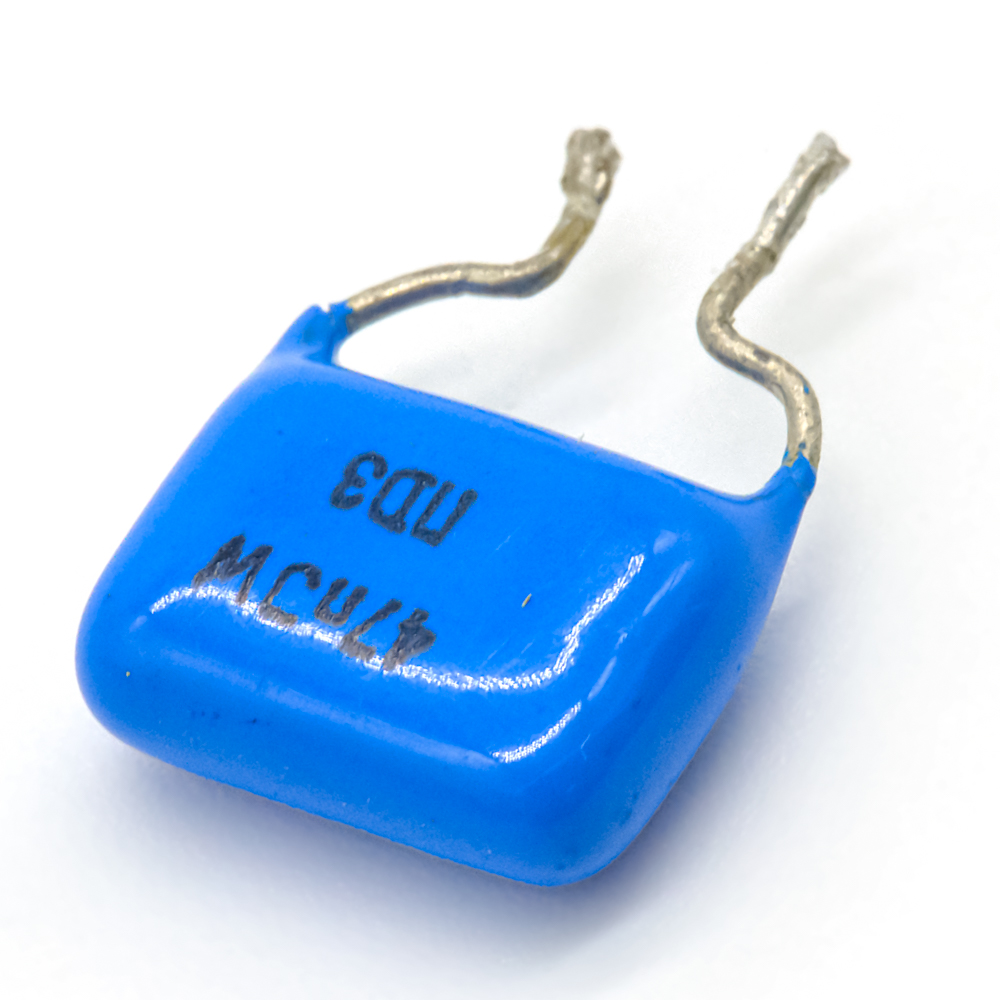 К73-17 0,047mkF(мкФ) 250V(Вольт) ±5% Конденсатор пленочный, полиэтилентерефталатный, 1992г, фото