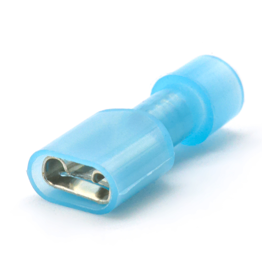 FDFNY2-250  (РПИ-М(н) 2,5-6,3) 6,3mm, 1,5-2,5 mm², blue Клемма ножевая, изолированная (гнездо), фото