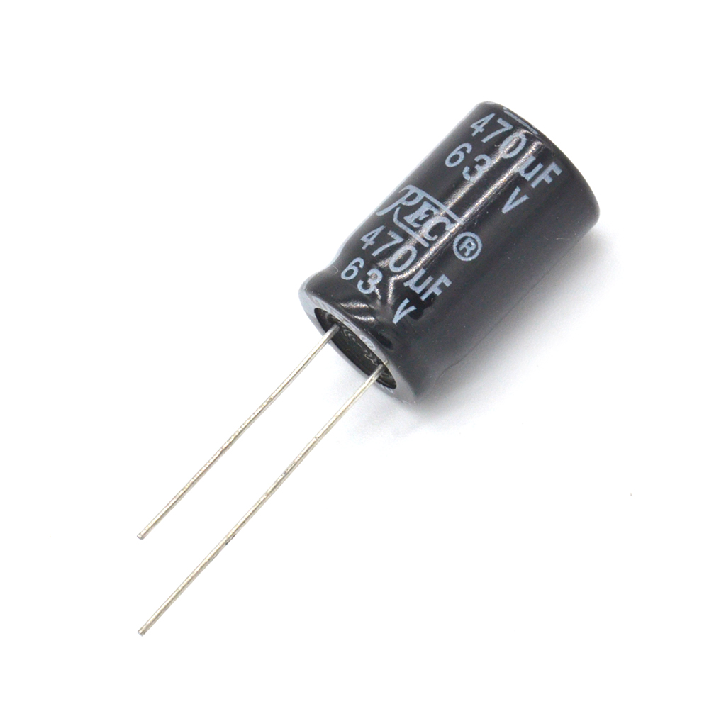 ECAP (К50-35) 470mkF(мкФ) 63V(В) ±20% 85°C 13х20 (SR) Конденсатор электролитический, алюминиевый, TREC, фото
