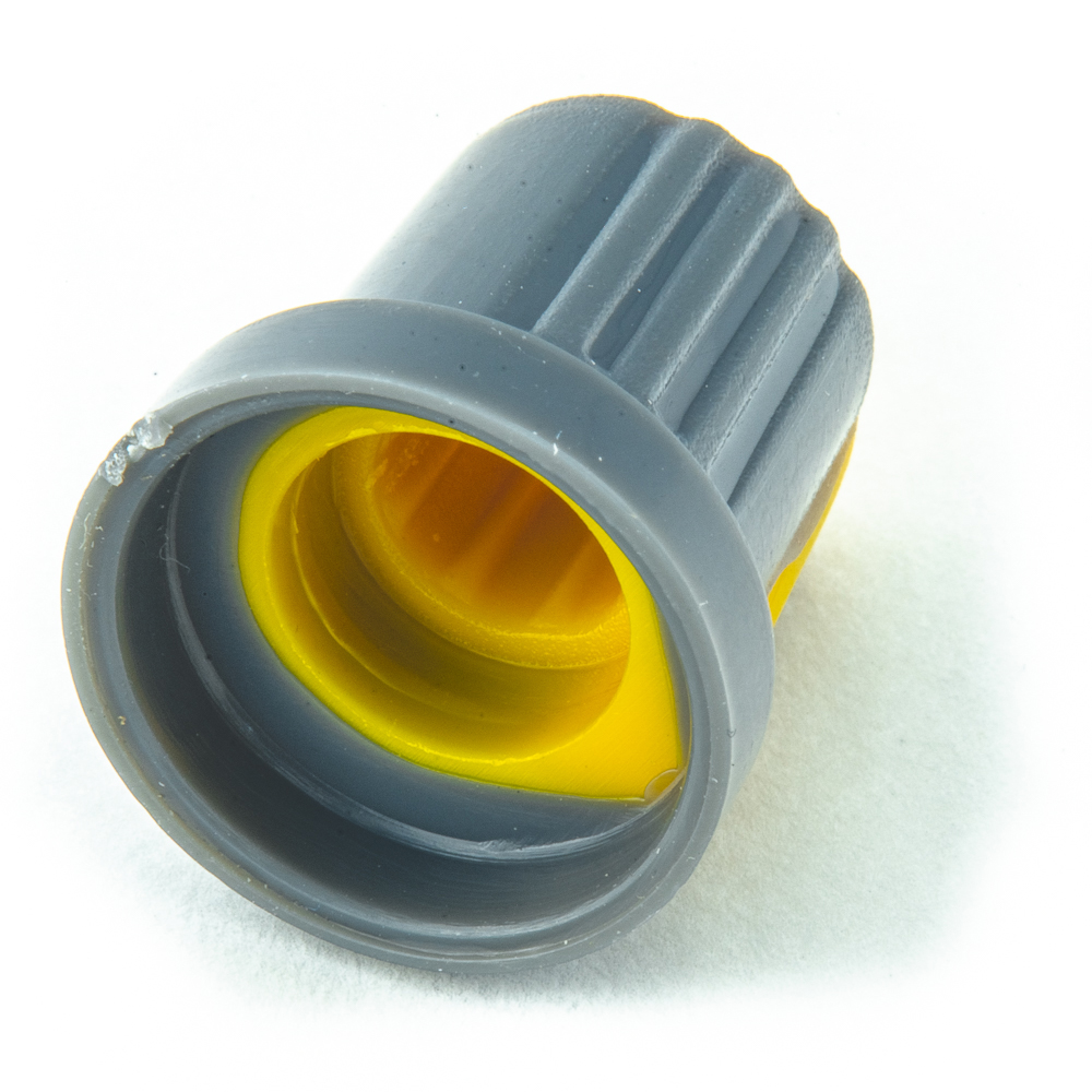 RR4817 ручка приборная, отв.6 mm круглое, цвет желтый. фото 360 №8