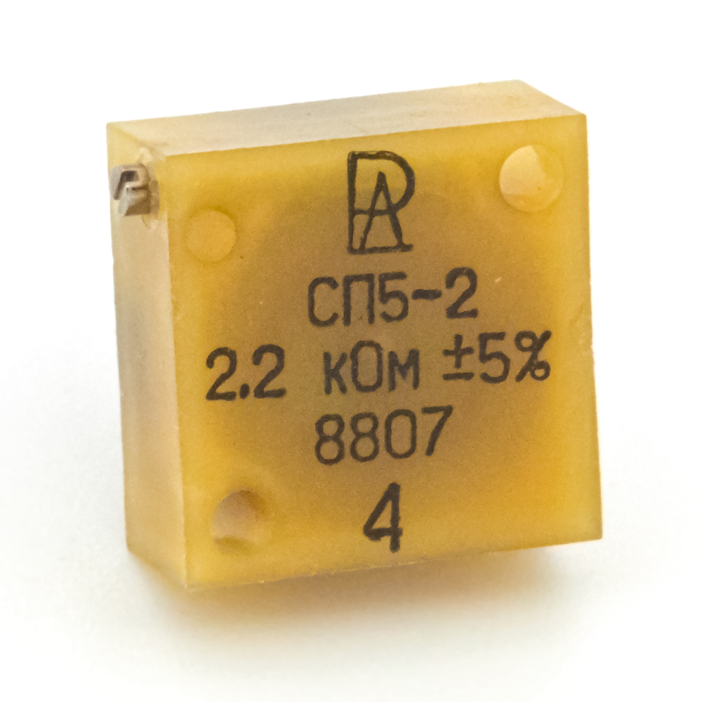 СП5-2 1W(Ватт) 22kΩ(кОм)-А±5% Резистор подстроечный многооборотный., фото