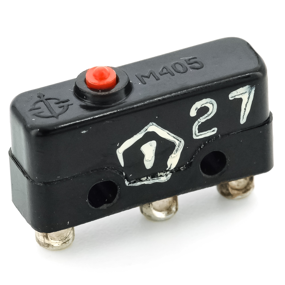 М405 под пайку кнопка 1,5A(Ампер) 30VDC(Вольт) Микропереключатель, фото