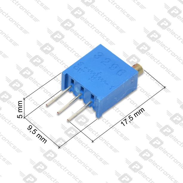 3296W-1-104(СП5-2ВБ) 0,5W(Ватт) 100kΩ(кОм)-А±10% Резистор подстроечный многооборотный,, фото