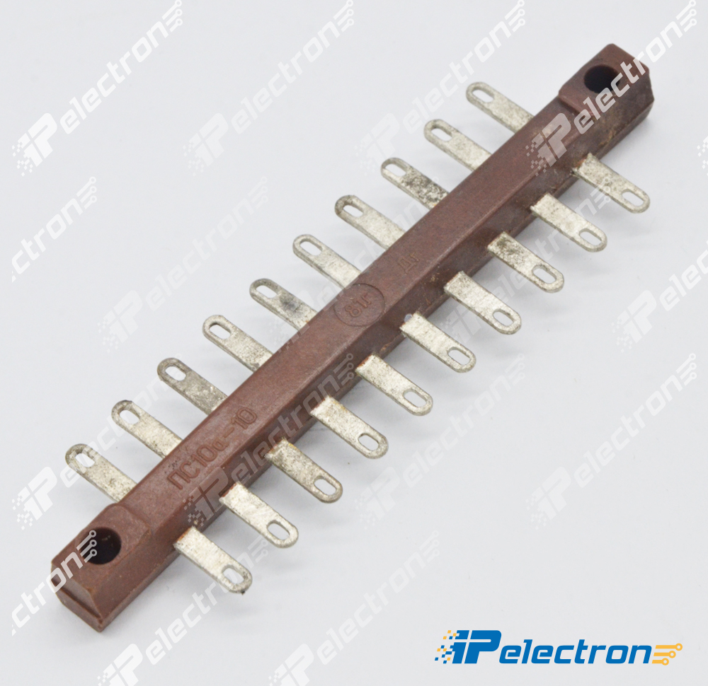 ПС10А-10 20 контактов, шаг 7mm, 8A(Ампер) 600V(Вольт) Плата ...