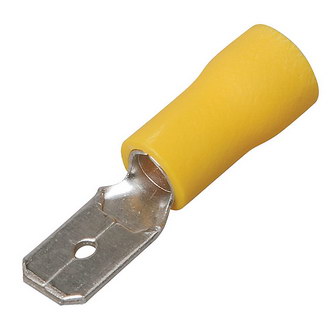 РПИ-П 6.0-6.3 (MDD5.5-250 ) 6,3мм, 4-6 мм² Клеммы ножевые, изолированные (штекер), фото