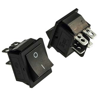 KCD4-201-C3-B/4P on-off, 15A 250V Переключатель клавишный., фото