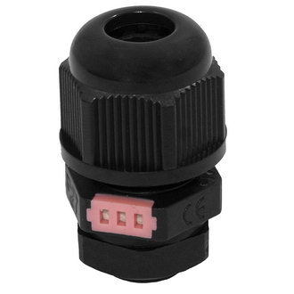 PG7 4-8 mm Кабельный ввод(гермоввод) с вентиляцией, сальник черный, фото